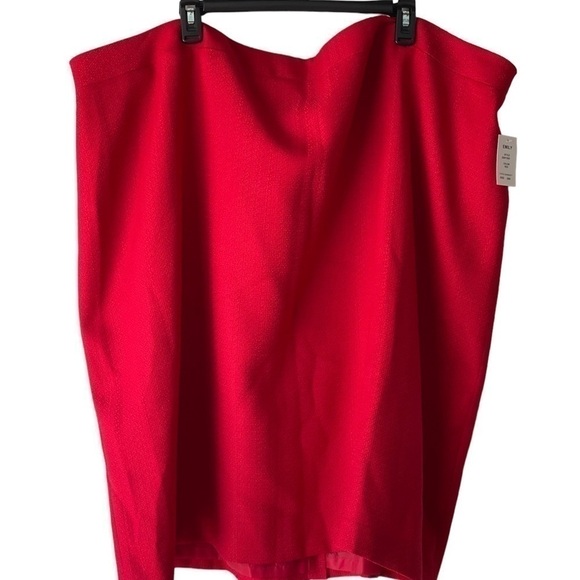 Red Suit Jacket Skirt for Women Plus Size Red Formal Dress Valentines Day, 32W - Picture 12 of 12